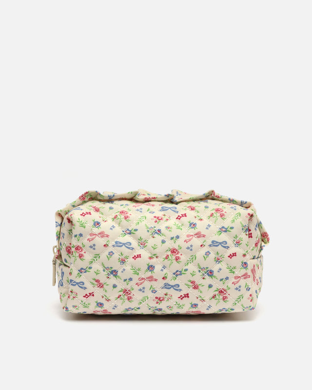 Cute beauty da viaggio con stampa floreale 