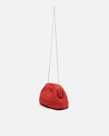 Ropo bolso de mano e bandolera efecto rafia 