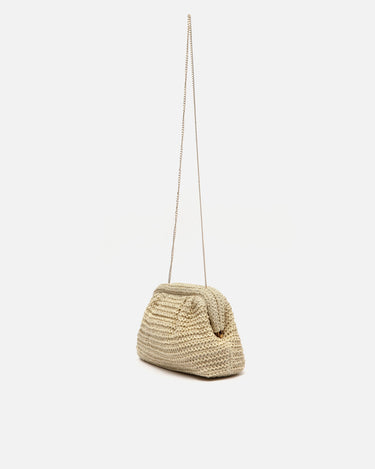 Ropo bolso de mano e bandolera efecto rafia 