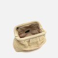 Ropo bolso de mano e bandolera efecto rafia 
