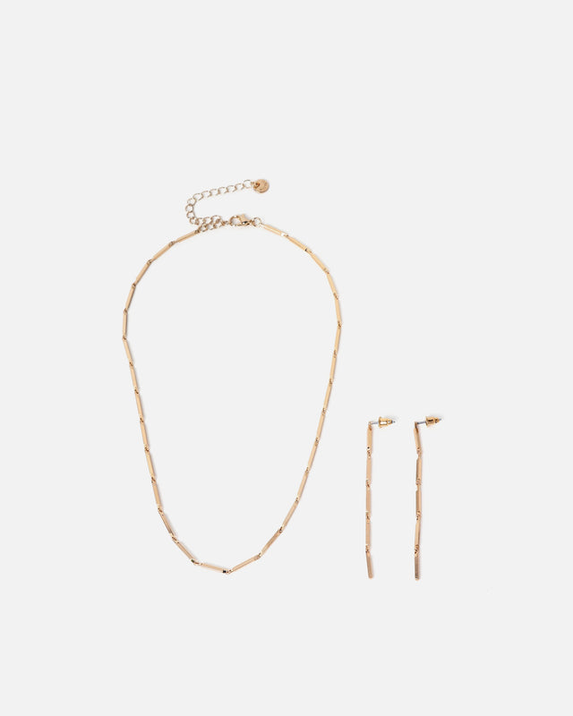 Fide conjunto de colar e brincos 