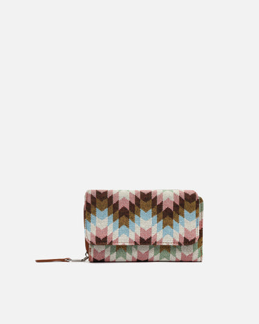Dila Monedero grande con estampado jacquard 