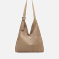 Vire bolso hobo grande efecto ante con cierre de botón 