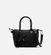 Cloti bolso tote en nylon con asa bandolera extraíble y detalle colgante 