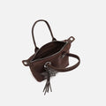 Cloti bolso tote en nylon con asa bandolera extraíble y detalle colgante 