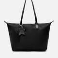 Clote bolso shopper grande en nylon con detalle colgante 