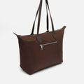 Clote bolso shopper grande en nylon con detalle colgante 
