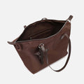 Clote bolso shopper grande en nylon con detalle colgante 