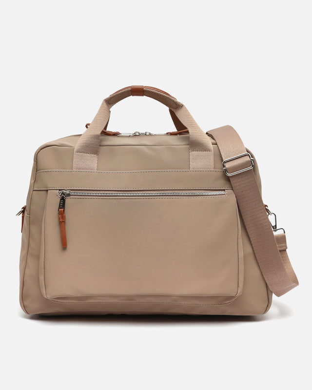 Nidia weekendtas van nylon met afneembare schouderriem