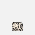 Saturnia portamonedas animal print con cierre de cremallera 