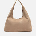 Croqui bolso hobo grande efecto ante con grabado animal print 