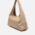 Croqui bolso hobo grande efecto ante con grabado animal print 