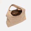 Croqui bolso hobo grande efecto ante con grabado animal print 