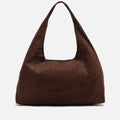 Croqui bolso hobo grande efecto ante con grabado animal print 