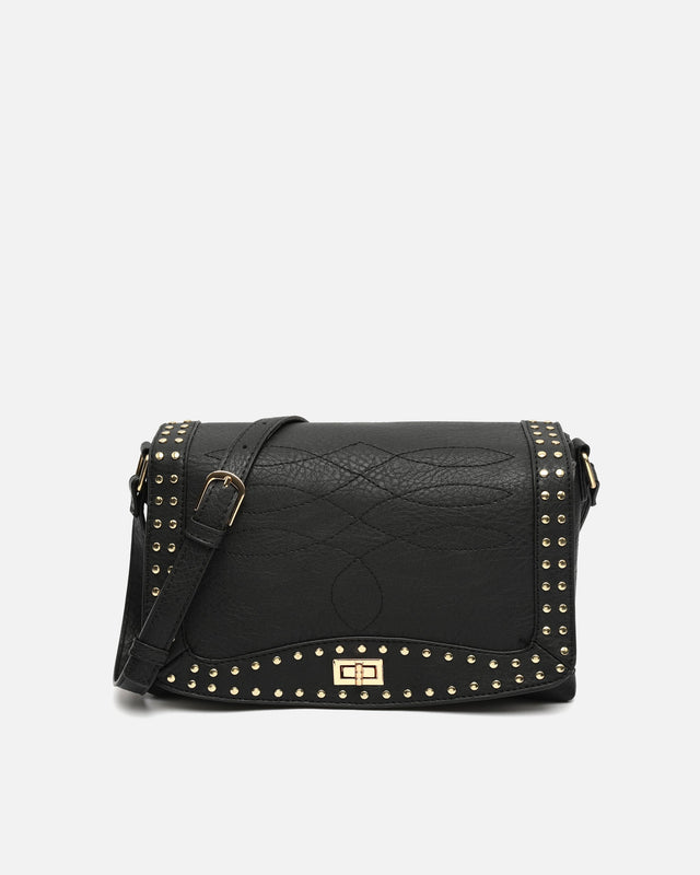 Nairix sac bandoulière avec rabat et détails métalliques