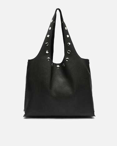 Nemi-1 bolso de hombro con neceser extraíble y detalles metálicos 