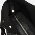 Nemi-1 bolso de hombro con neceser extraíble y detalles metálicos 