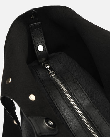 Nemi-1 bolso de hombro con neceser extraíble y detalles metálicos 