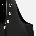 Nemi-1 bolso de hombro con neceser extraíble y detalles metálicos 