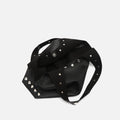 Nemi-1 bolso de hombro con neceser extraíble y detalles metálicos 