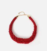 Placida collar corto con cuentas 