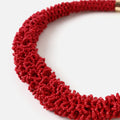 Placida collar corto con cuentas 