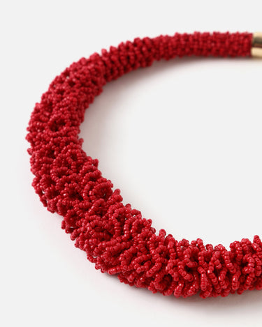 Placida collar corto con cuentas 