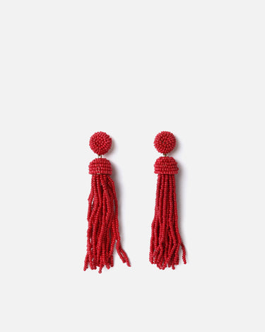 Placida pendientes largos con cuentas 