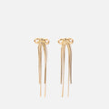 Bowie pendientes largo lazo 
