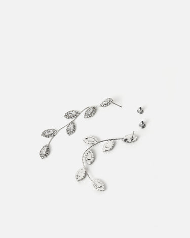 Fins pendientes largos con strass 
