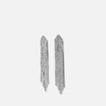 Night pendientes largos efecto cascada con strass 