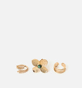 Flower set anillos 
