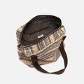 Jaki bolso de hombro con tira bandolera extraíble y estampado jacquard 
