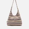 Jakita bolso hobo grande con estampado jacquard 