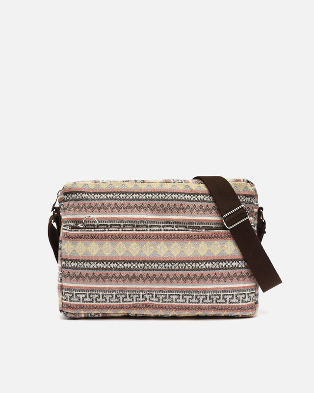 Jakiti borsa a tracolla con stampa jacquard
