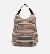 Jaka mochila antirrobo con estampado jacquard 