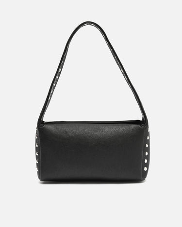Korea bolso de hombro pequeño con detalles metálicos 