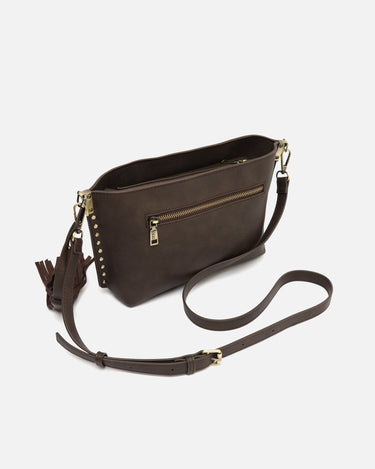 Nibati bolso bandolera pequeño con detalles metálicos 