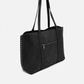 Nibat bolso shopper grande con detalles metálicos 