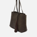 Nibat bolso shopper grande con detalles metálicos 
