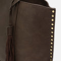 Nibat bolso shopper grande con detalles metálicos 