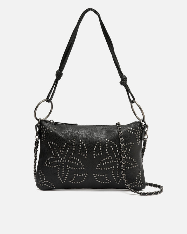 Tachitu petit sac à épaule et bandoulière avec détails métalliques