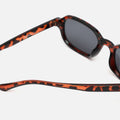 Rosenda gafas de sol rectangular con montura de pasta 