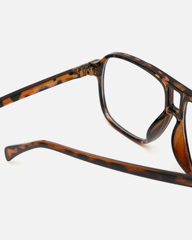 Transpa gafas aviador con montura de pasta 