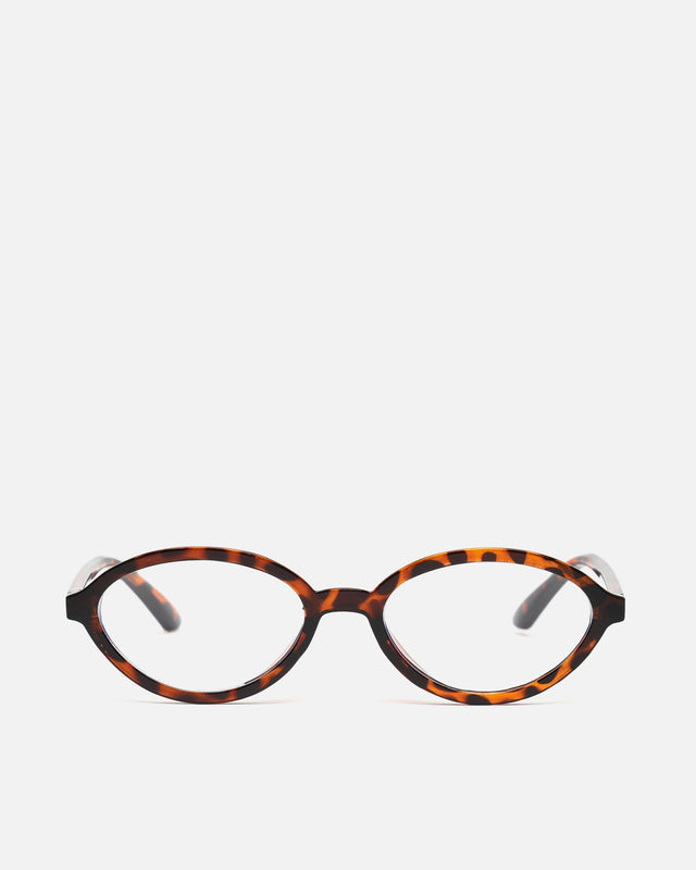 Clara occhiali ovali con montatura in acetato