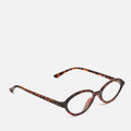 Clara gafas ovaladas con montura de pasta 