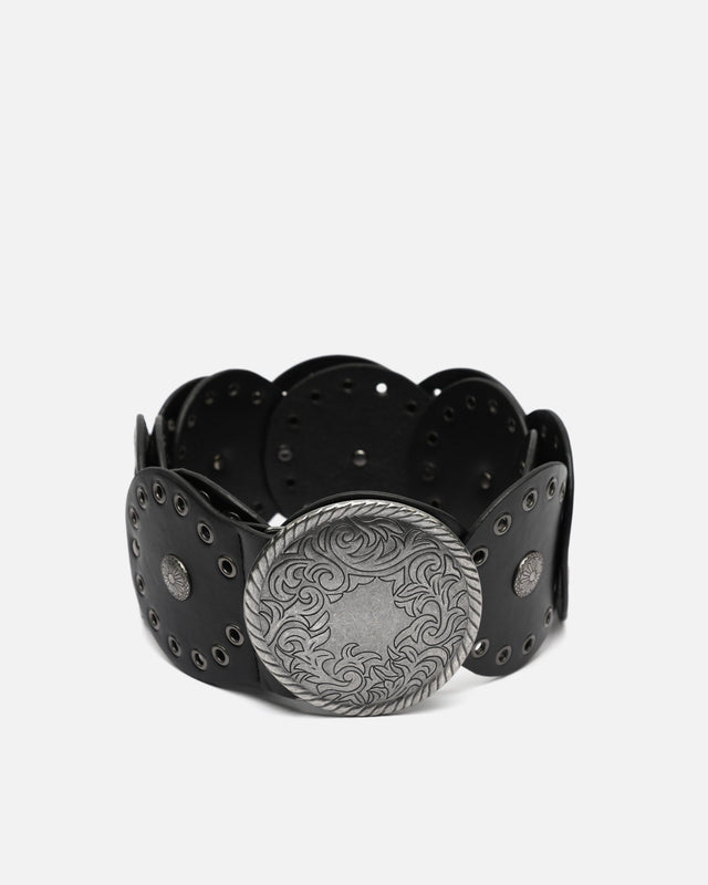 Ismara ceinture large ronde avec détails métalliques
