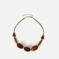 Dalieti collar corto de madera 