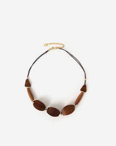Dalieti collar corto de madera 