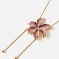 Flower collar largo flor 